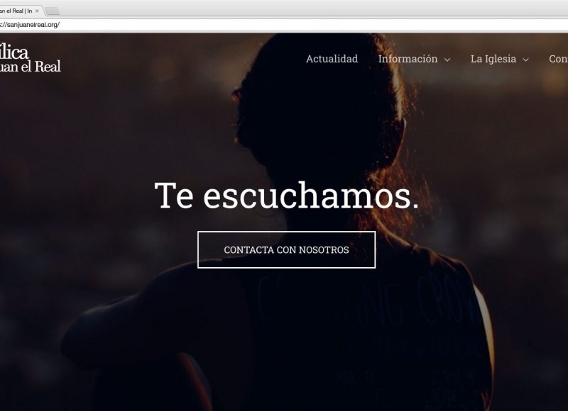 Website San Juan el Real - víctor merino | vídeo marketing online